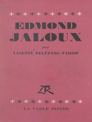 cover image of Edmond Jaloux